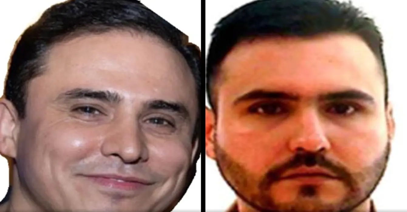 Álvaro y César Morfín Morfín, presuntos líderes de Los Metros. Especial