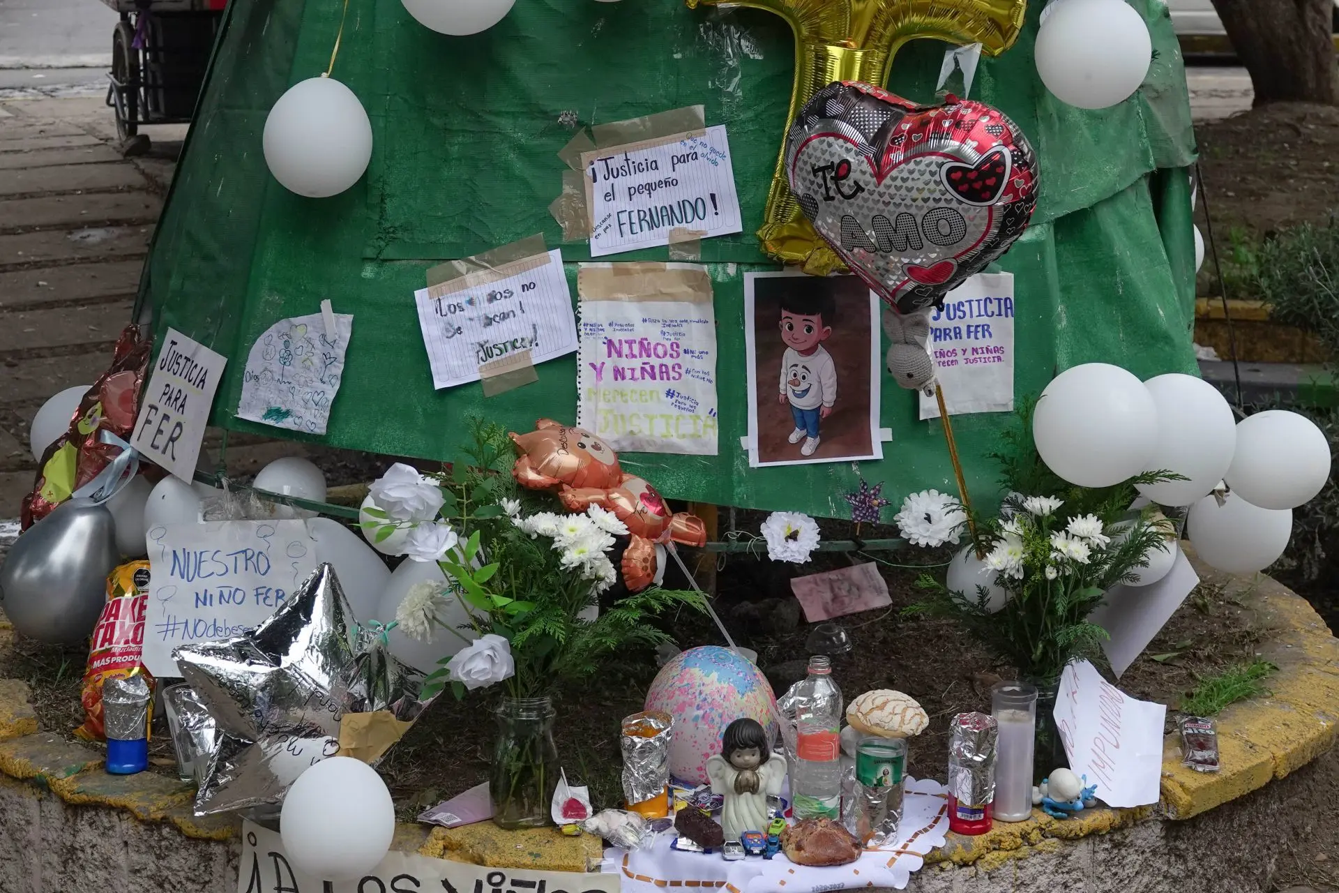 El memorial a Fernandito. Cuartoscuro.