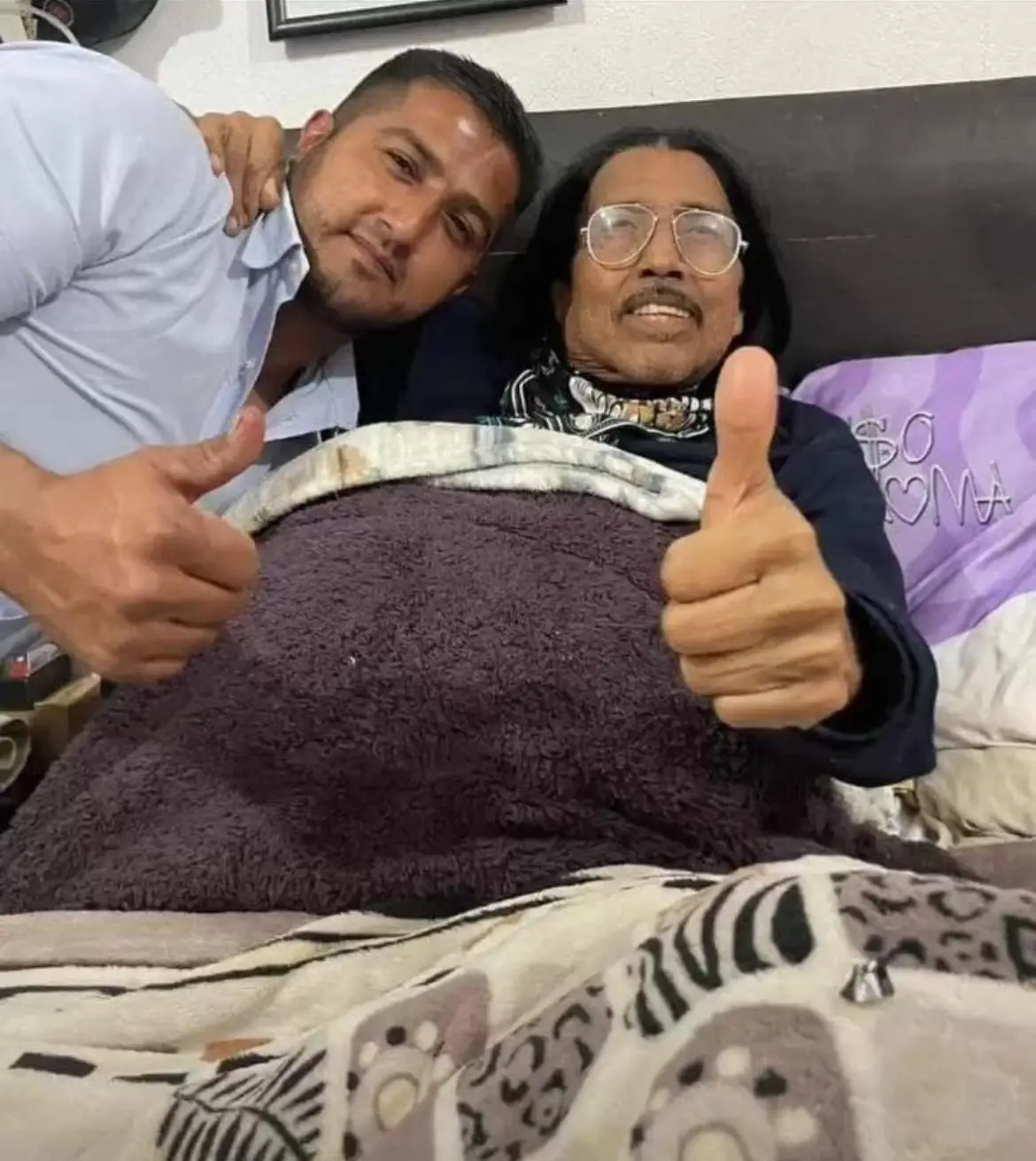 Óscar Lerma con su papá Facebook