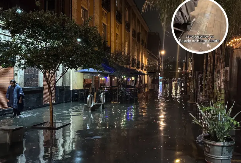 Lluvias en la CDMX provocaron caos.