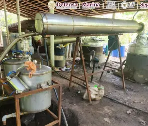 Harfuch confirma megadecomiso de metanfetamina en narcolaboratorio de Chiapas y Guerrero