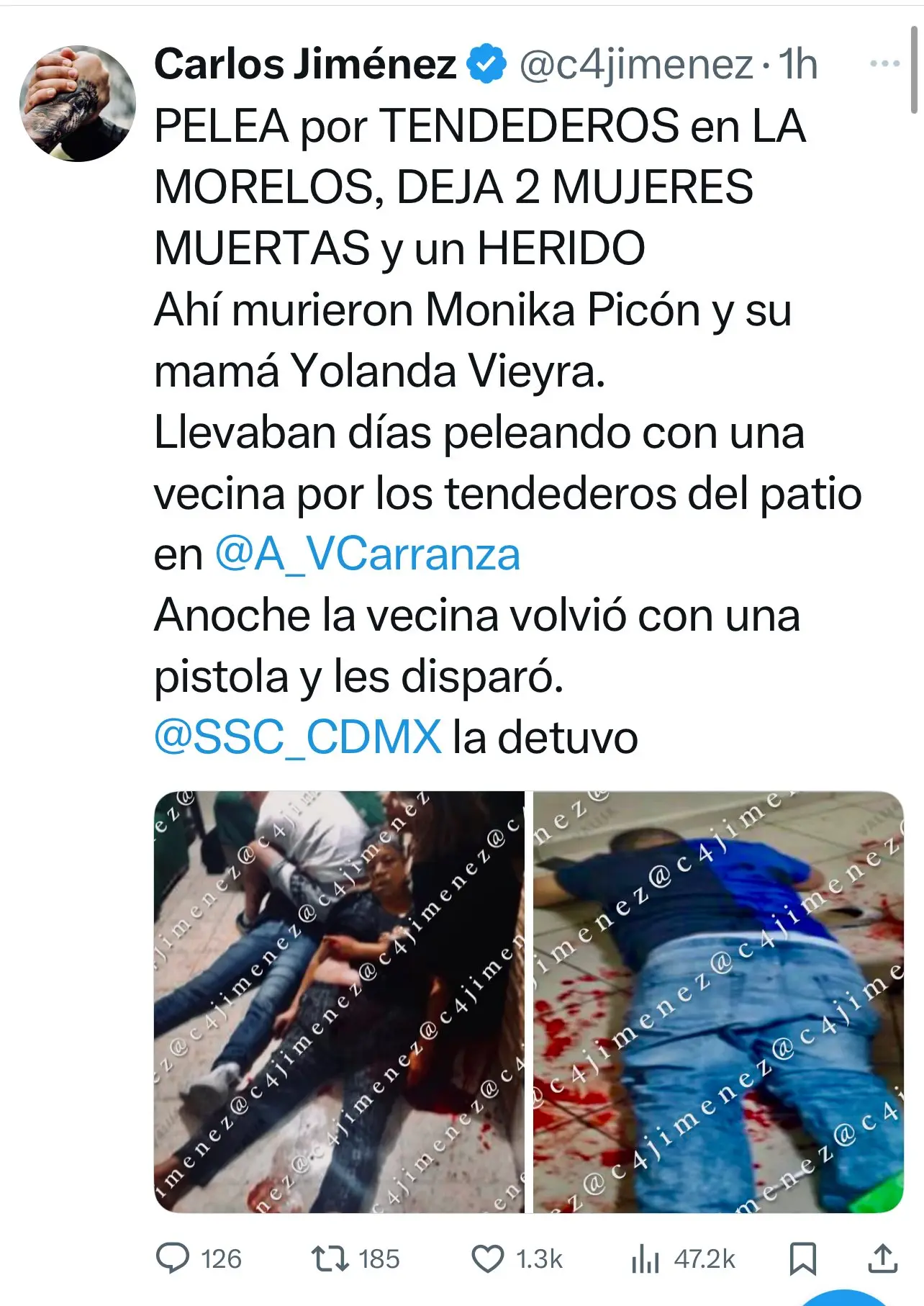 Discusión por tendederos termina en tragedia Especial
