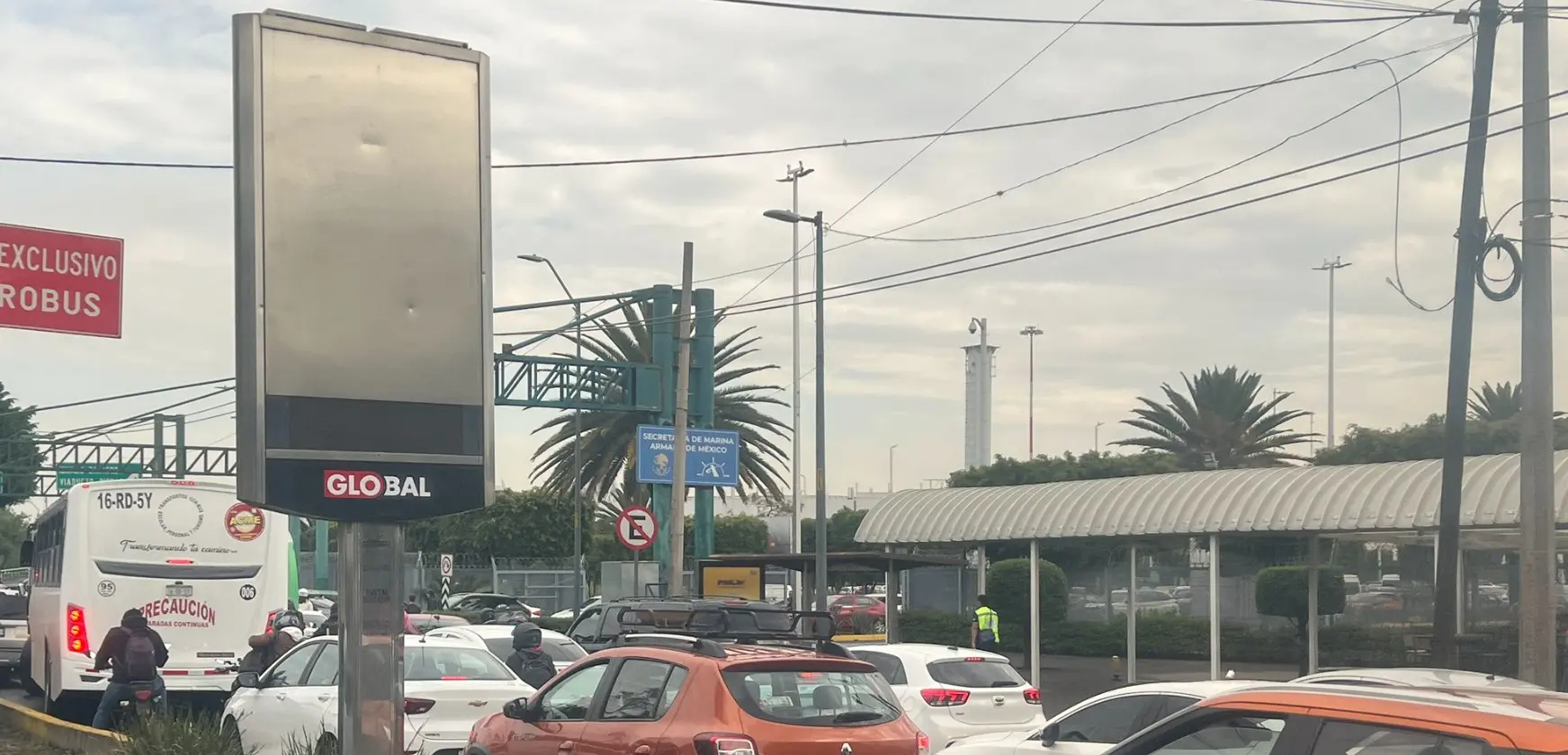 La zona del aeropuerto ha sido de las más afectadas.