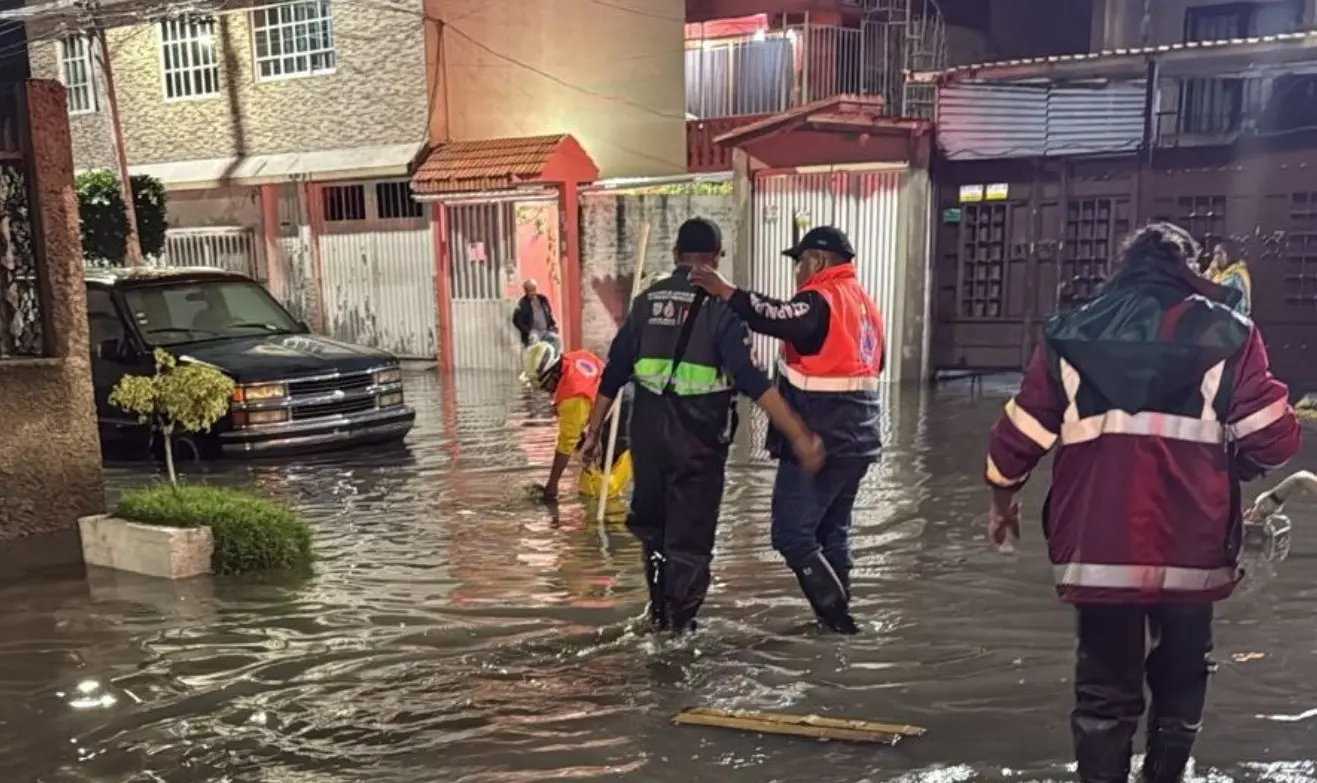 Las lluvias comenzaron la tarde noche del domingo 10 de agosto.