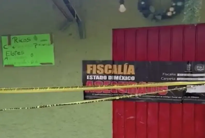 La puerta del domicilio de Dulce, en donde murió la menor. X.