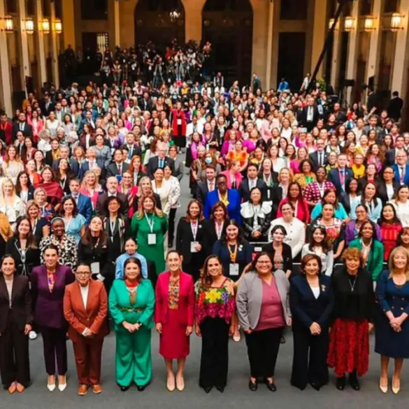 Sheinbaum inaugura la XVI Conferencia Regional sobre la Mujer: "Es tiempo de mujeres en México y en el mundo"