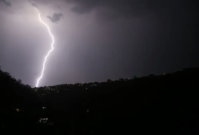 Habrá tormentas eléctricas.