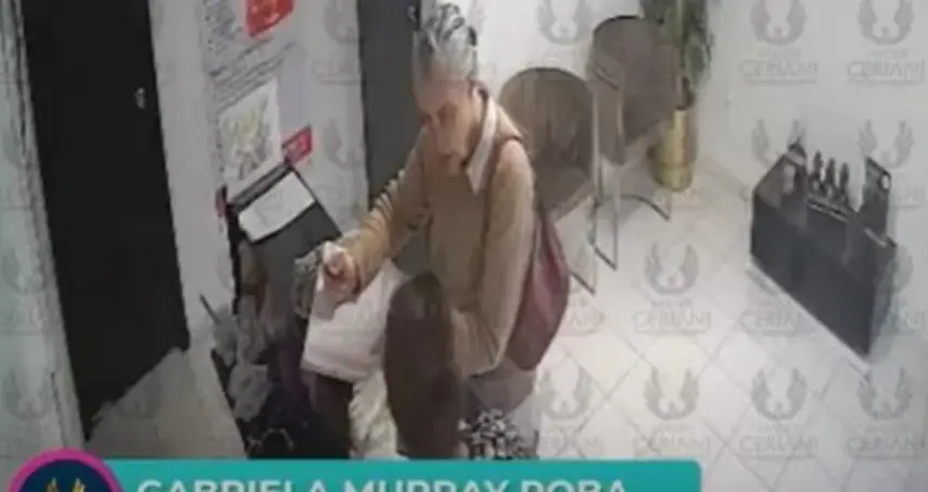 El video difundido por Javier Ceriani muestra a Gabriela Murray llevándose una laptop de un spa en México. Especial