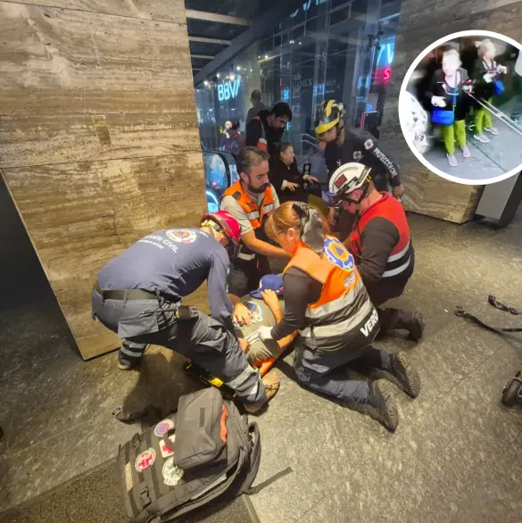 ¿No se desplomó? Filtran video de lo que en verdad ocurrió en el elevador en Mitikah
