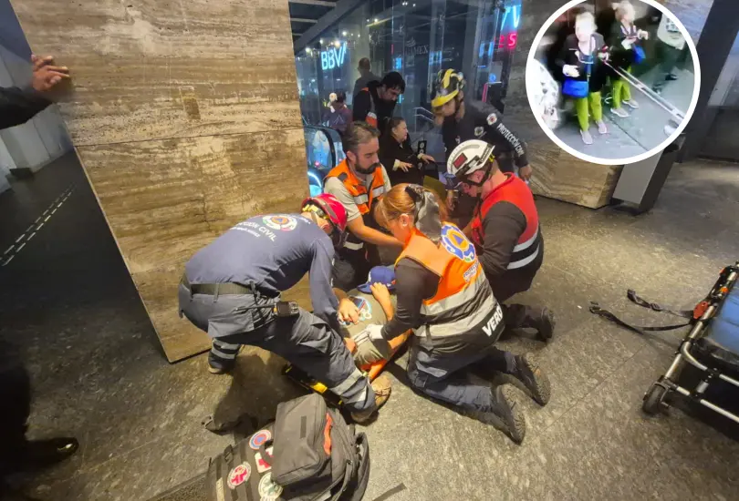 El accidente en Mitikah se hizo viral en redes sociales. El accidente en Mitikah se hizo viral en redes sociales.