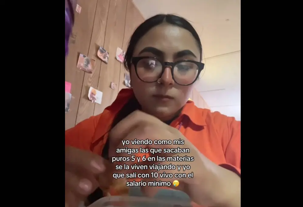 Joven se queja de su realidad TikTok