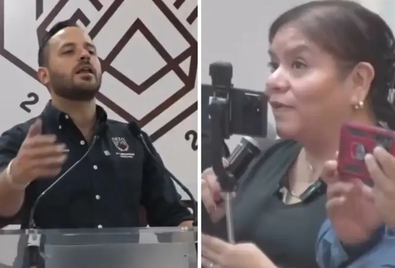 La comunicadora recordó que el presidente municipal había respaldado la aplicación de pruebas toxicológicas a bomberos de la demarcación.