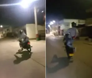 Motociclista muere tras hacer un "caballito"; estos fueron sus últimos momentos con vida