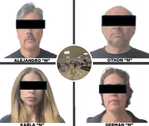 Así fue la detención de "Lord Pádel", su esposa e hijo en el aeropuerto de Cancún