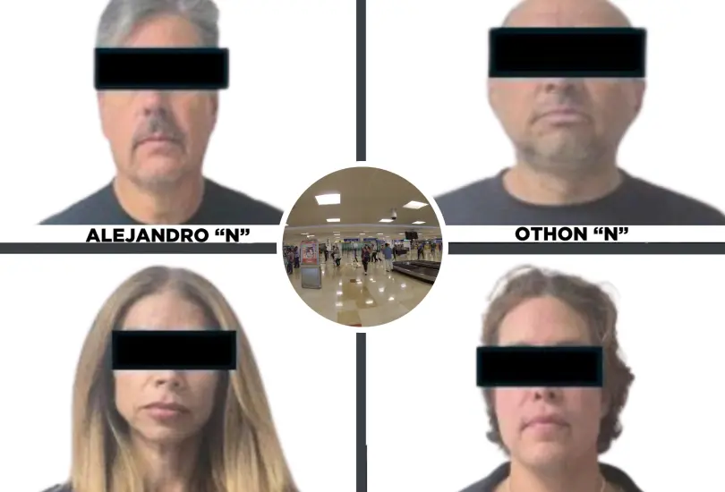 La familia de Lord Pádel estaba en el aeropuerto de Cancún.