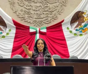 Sandra Anaya, diputada de Morena, "presume" rutina de cardio en la Gran Muralla China