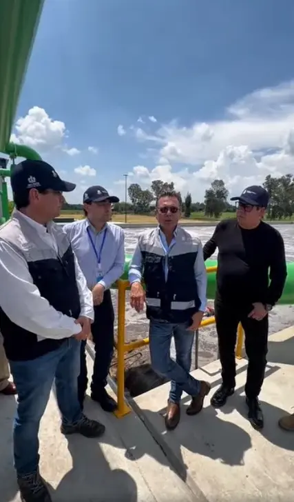 Pablo Lemus encabeza la entrega de la modernización de la Planta de Tratamiento de Aguas Residuales (PTAR) de Lagos de Moreno
