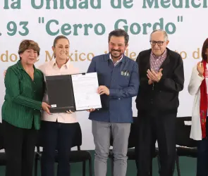 Sheinbaum y Zoé Robledo entregan nueva Unidad de Medicina Familiar del IMSS en Ecatepec