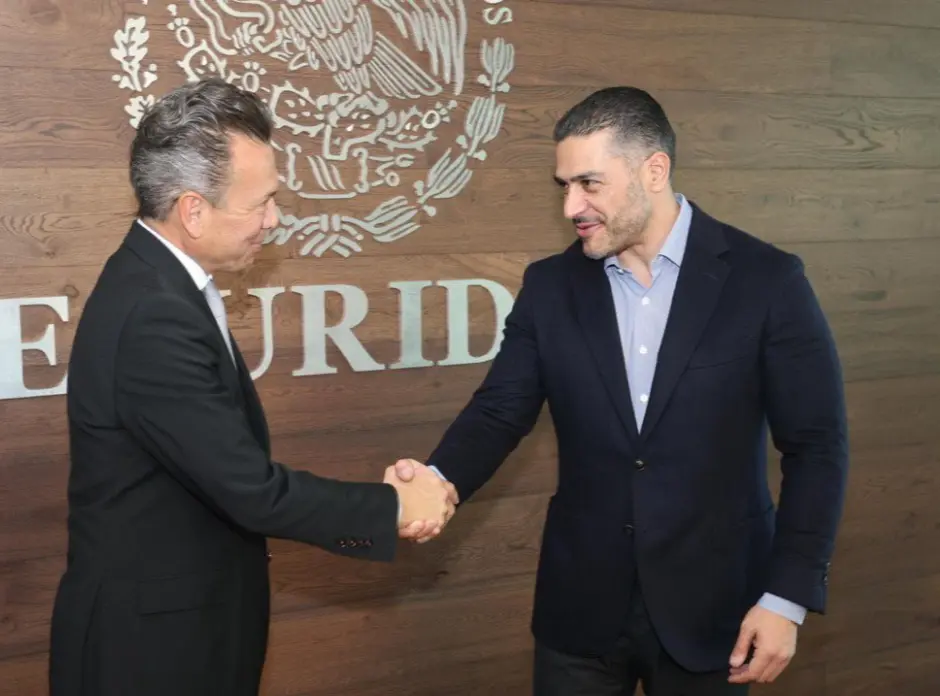 Pablo Lemus en reunión con Omar García Harfuch. Especial