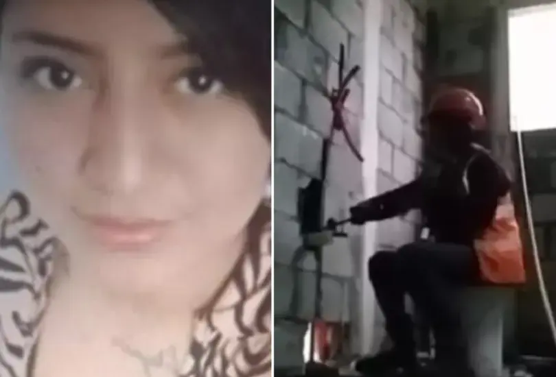 Tras excavar, encontraron un cuerpo emparedado entre muros y varillas.