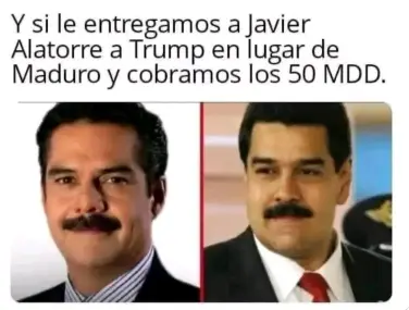 Los memes no perdonaron el parecido físico entre Maduro y Alatorre. X.