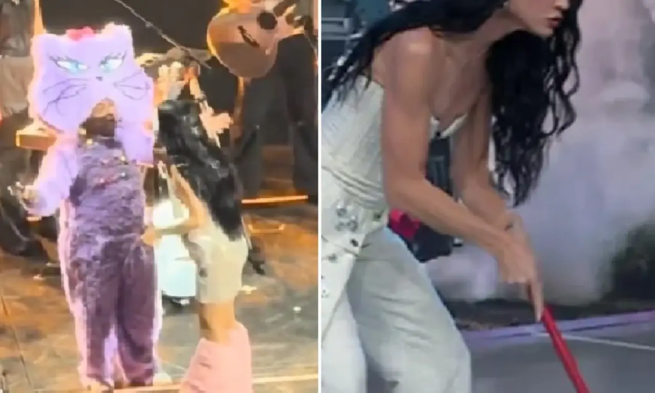  Perry pasó por diversos momentos incómodos durante todo el programa. 