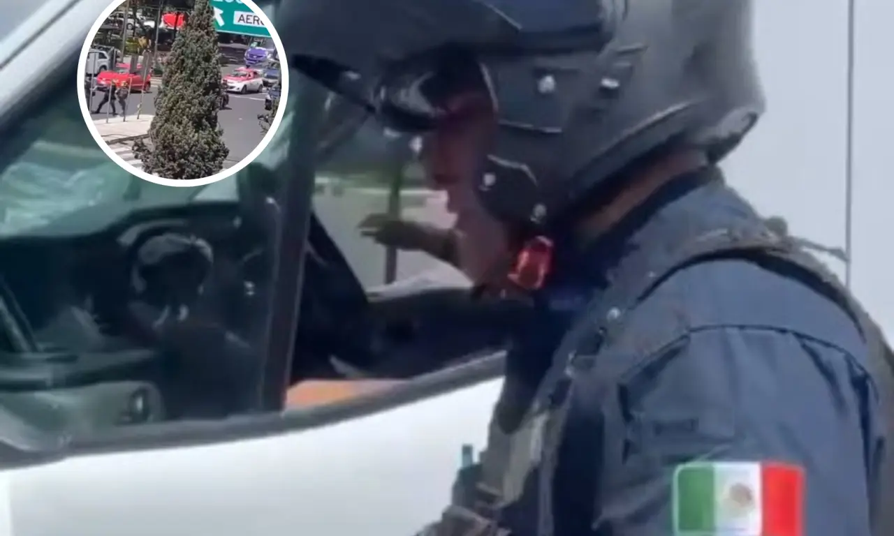  Julio César, el policía que disparó contra Cristofer. 