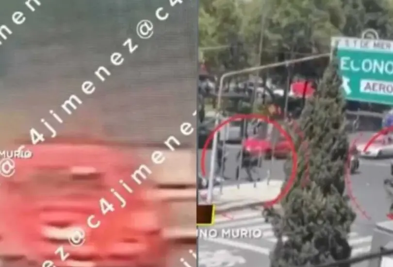 En el video se ve al policía en el suelo mientras los agresores lo golpean. En el video se ve al policía en el suelo mientras los agresores lo golpean.