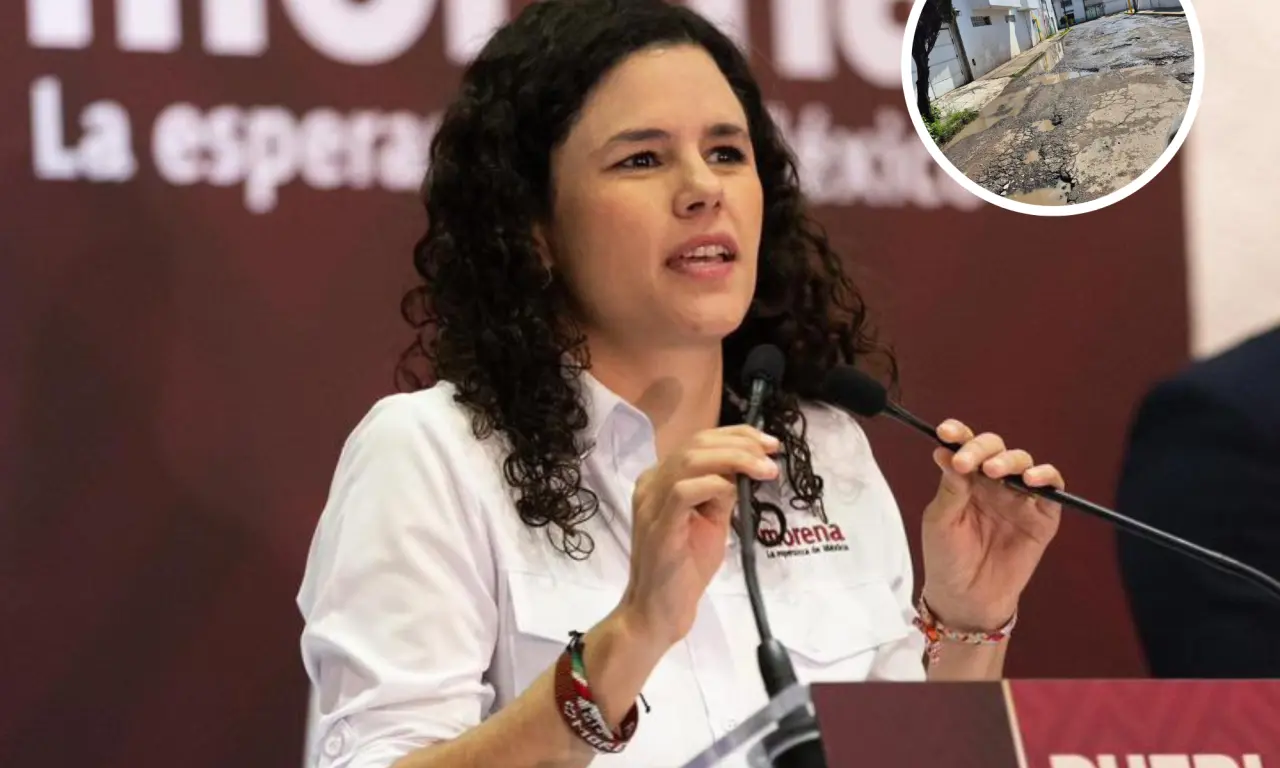  La declaración de Luisa María Alcalde sobre los baches generó polémica. 