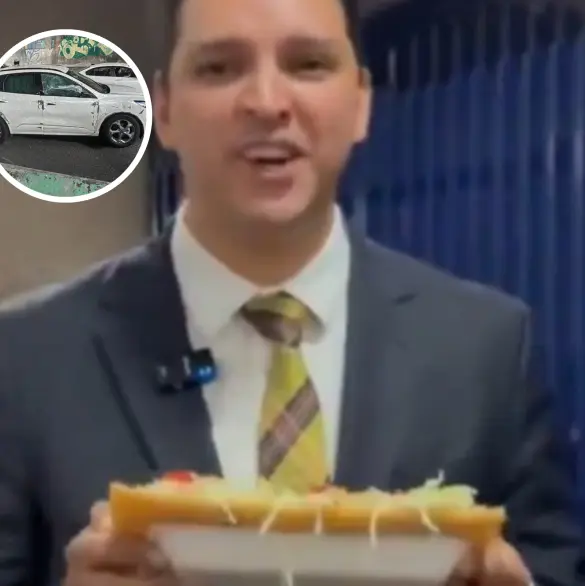 Así quedó el auto de Arístides Guerrero ministro chicharrón tras aparatoso accidente
