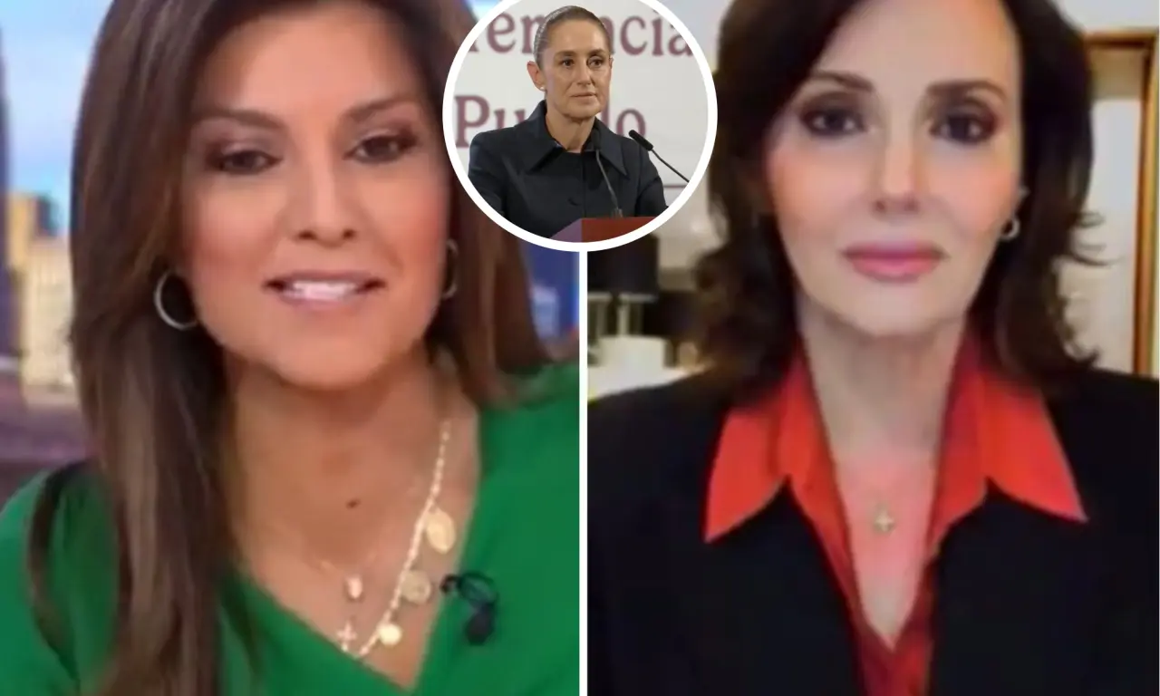  Lilly Téllez y la presentadora de Fox News hablaron sobre Claudia Sheinbaum. 