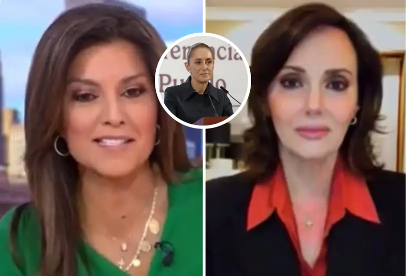 Lilly Téllez y la presentadora de Fox News hablaron sobre Claudia Sheinbaum. Lilly Téllez y la presentadora de Fox News hablaron sobre Claudia Sheinbaum.