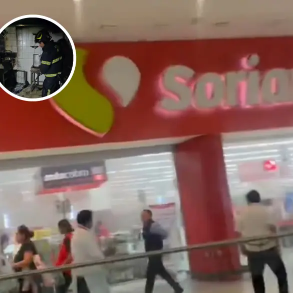 Se incendia Soriana en Parque Delta con tienda llena de visitantes; difunden videos