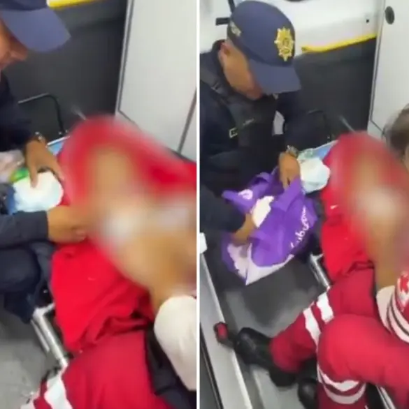 Detienen a pareja que abandonó a un bebé de 4 meses en una banqueta de Tacubaya; así fue rescatado de una hipotermia