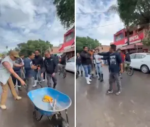 Sin escrúpulos: captan a políticos peleando en medio de la tragedia en Querétaro tras inundaciones