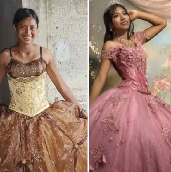 Joven recolectora de basura celebra de nuevo sus XV años con más de 70 padrinos, viaje sorpresa y terreno