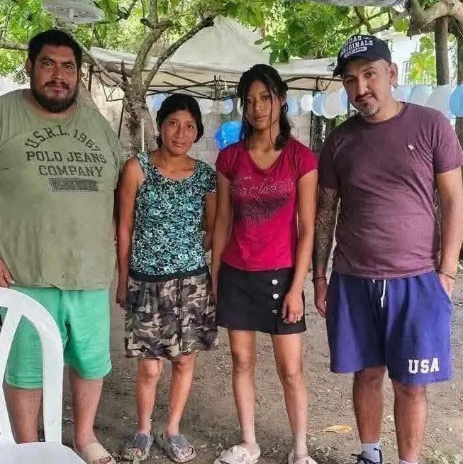 Su padre contó que nadie había asistido a la fiesta de su hija. Facebook.