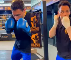 Julio César Chávez Jr. reaparece tras recibir su libertad condicional