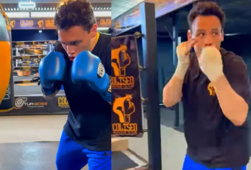 Tras obtener su libertad condicional, el pugilista mexicano retomo sus actividades físicas.