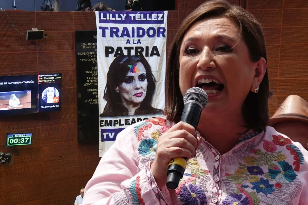  Traición a la patria: Xóchitl Gálvez defiende a Lilly Téllez 