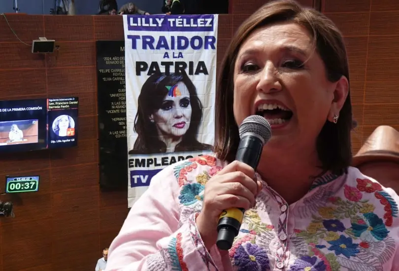 Traición a la patria: Xóchitl Gálvez defiende a Lilly Téllez Traición a la patria: Xóchitl Gálvez defiende a Lilly Téllez