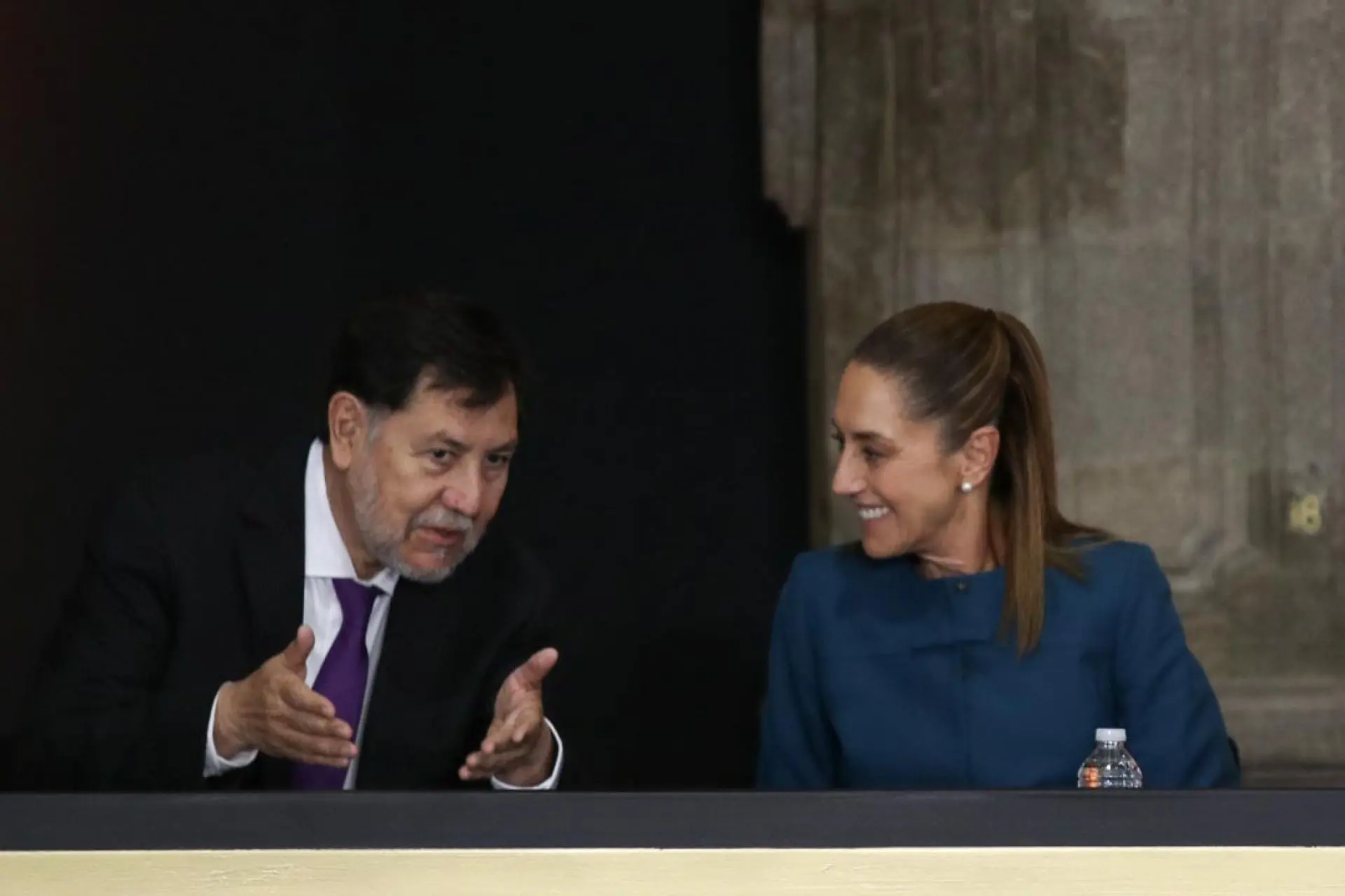 Gerardo Fernández Noroña y la presidenta Claudia Sheinbaum Cuartoscuro