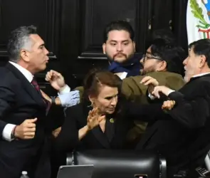 Difunden nuevo video de la pelea entre Noroña y Alito Moreno en el Senado 
