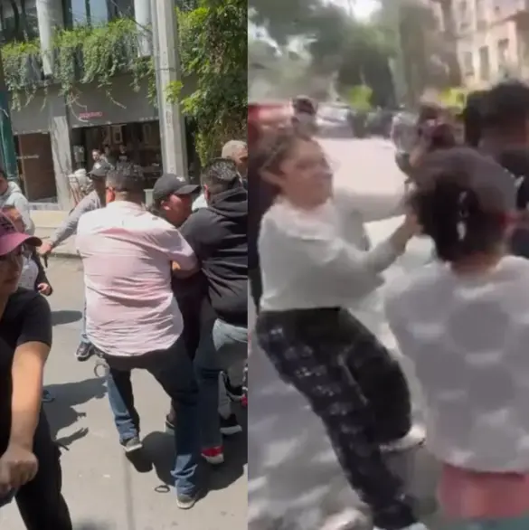 Desalojo de 25 familias en la Roma termina en golpes y detenciones en CDMX