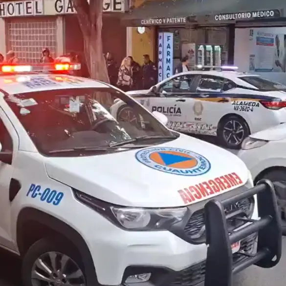 Extranjera cambia divisas en AIFA y la balean afuera de hotel del Centro Histórico