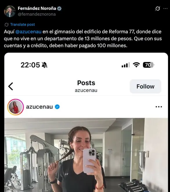 Noroña vs Azucena Uresti Especial