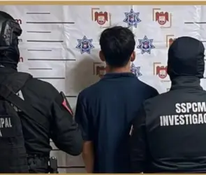 Detienen a joven que atacó a balazos a agentes municipales en Tijuana