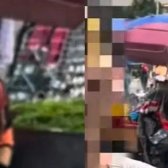 Captan a vendedora de frituras haciendo del baño junto a su puesto en Bellas Artes 