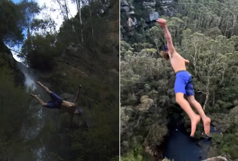 Clavadista se rompe la columna tras salto de monstruoso acantilado Clavadista se rompe la columna tras salto de monstruoso acantilado