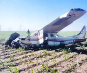 Avioneta se desploma en Reynosa; una persona muere y otra resulta herida